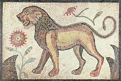 Lion, from Tunis, Probably Late 5th Century AD by Roman Roman